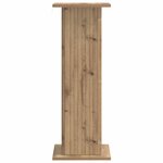 vidaXL Support de Plante Chêne artisanal 30 5 x 30 x 80 5 cm