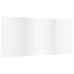 vidaXL Cloison de séparation blanc largeur 400 cm hauteur 165 cm bambou