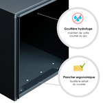 Boite aux lettre  Allure 1 porte  gris anthracite 7016M
