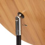Miroir LED pied haut en bambou