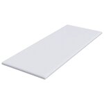 vidaXL Coussins de Matelas Blanc 80 x 200 cm