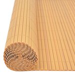 vidaXL Clôture de jardin Double face PVC 90 x 300 cm Jaune