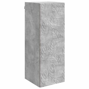 vidaXL Armoire Murale 33 x 34 5 x 90 cm Bois d'ingénierie Gris béton