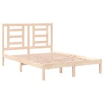 vidaXL Cadre de lit sans matelas 140x200 cm bois massif de pin