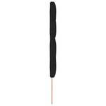 vidaXL Tête de lit LED avec bandes LED Noir 144 cm tissu
