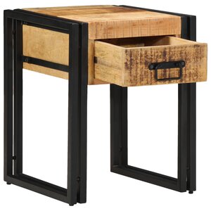 Table d'appoint vidaXL 40x40x50 cm en bois de manguier massif