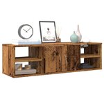 VidaXL Armoire murale vieux bois 101x30x29 cm bois d'ingénierie