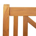vidaXL Banc swing de jardin 2 places 110x56x58 cm en bois massif d'acacia