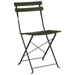 vidaXL Chaise de jardin pliante 2 Pièces Vert 42 x 46 x 82cm Acier