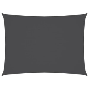 vidaXL Voile de parasol tissu oxford rectangulaire 3x4 5 m anthracite
