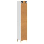 vidaXL Ensemble de Meubles 2 Pièces Blanc brillant 33 x 34 5 x 90 cm