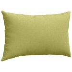 vidaXL Coussins de canapé 2 Pièces Vert clair 50 x 30 cm tissu
