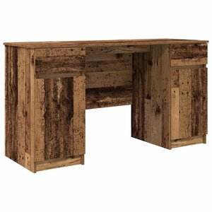 vidaXL Bureau Bois ancien 140 x 49 x 76 cm Bois d'ingénierie