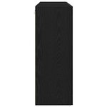 vidaXL Meuble mural 2 Pièces Chêne noir 69 5 x 34 x 90 cm