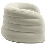 INTEX Canapé Courbé INTEX Gris 229 x 109 x 81 cm PVC et Rayon