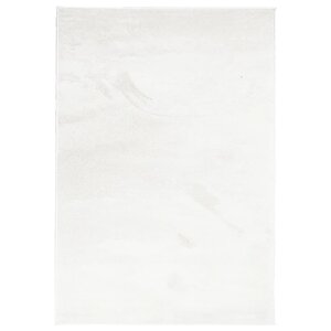 vidaXL Tapis OVIEDO à poils courts crème 140x200 cm