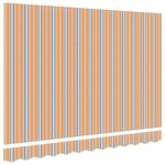 vidaXL Toile de rechange pour store banne Multicolore 250 x 200 cm