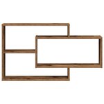 vidaXL Étagère murale vieux bois 104x20x58 5 cm bois d'ingénierie