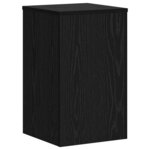 vidaXL Support de Plante 2 Pièces Chêne noir 30 x 30 x 50 cm