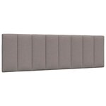 vidaXL Cadre de lit sans matelas Hanko taupe 160x200 cm tissu