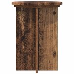 vidaXL Support de Plante 2 pièces Bois ancien Ø29 5 x 40 cm