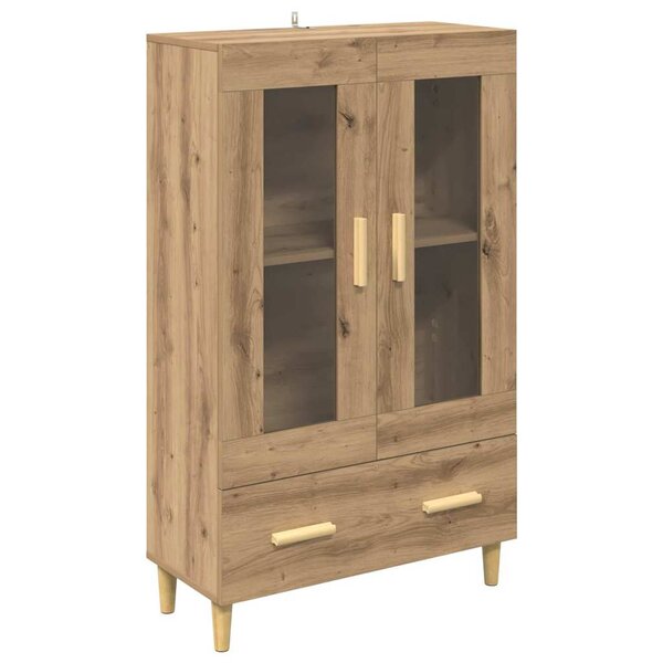 vidaXL Haut Armoire Chêne artisanal 70 x 31 x 115 cm Bois d'ingénierie