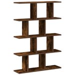 vidaXL Étagère cube murale 12 compartiments chêne fumé bois ingénierie
