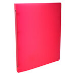 Classeur 4 anneaux 30mm polypropylène 12/10e Linicolor - A4 maxi  couleur aléatoire x 15 EXACOMPTA