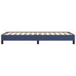 vidaXL Cadre de lit Bleu 100 x 200 cm Tissu