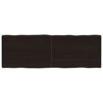 vidaXL Dessus de table bois massif traité bordure assortie