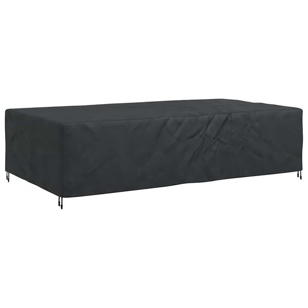 vidaXL Housse pour mobilier d'extérieur Noir 315 x 180 x 74 cm 420D