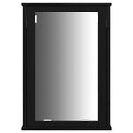 vidaXL Meubles de salle de bain 3 Pièces Noir Bois d'ingénierie