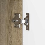 vidaXL Meuble TV 102 x 34 5 x 52 cm Chêne Sonoma Bois d'ingénierie