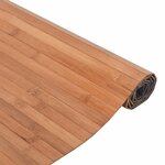 vidaXL Tapis rectangulaire naturel 60x300 cm bambou