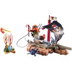 PLAYMOBIL 71794 - Pirate avec radeau flottant  canons et trésor