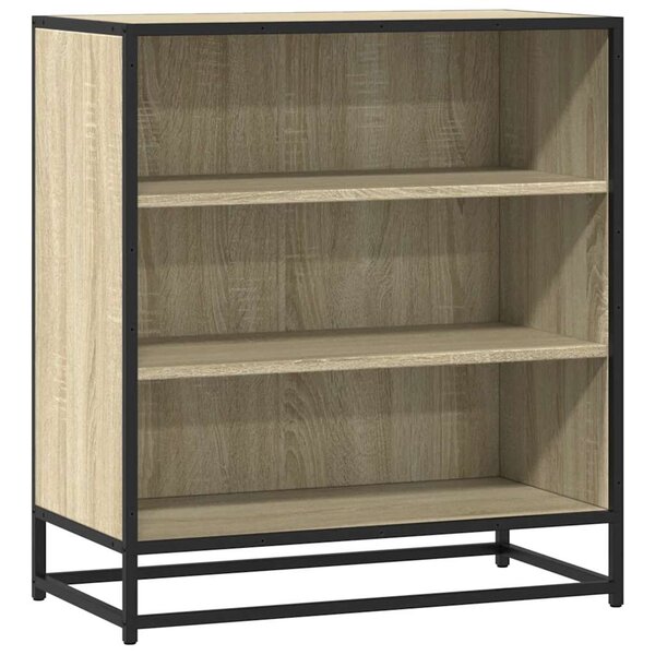 vidaXL Buffet chêne sonoma 68x35x76 cm bois d'ingénierie et métal