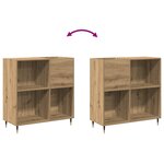 Buffet en bois vieilli vidaXL 84 5x38x89 cm en bois d'ingénierie