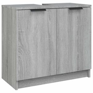 vidaXL Armoire de bain Sonoma gris 64 5x33 5x59 cm Bois d'ingénierie