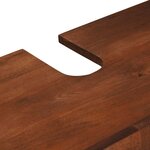 vidaXL Mobilier de salle de bain avec tiroir 3 Pièces 38 x 33 x 160 cm