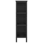 vidaXL Étagère Chêne noir 82 x 32 x 112 cm Bois d'ingénierie