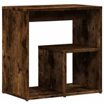 vidaXL Tables d'appoint 2 Pièces chêne fumé 50x30x50 cm bois d'ingénierie
