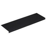 vidaXL Marches d'escalier 10 Pièces 25x75 cm caoutchouc