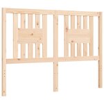 vidaXL Cadre de lit sans matelas 120x200 cm bois massif