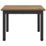 vidaXL Table basse Chêne artisan 50 x 50 x 36 cm Bois d'ingénierie