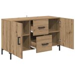 vidaXL Buffet Chêne artisanal 100 x 36 x 60 cm Bois d'ingénierie