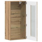 vidaXL Cabinet en Bois avec stockage Chêne artisanal 50 x 29 x 100 cm