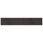 vidaXL Tapis rectangulaire marron foncé 70x400 cm bambou