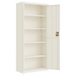 vidaXL Classeur blanc 90x40x200 cm acier