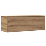 vidaXL Boîte de Rangement chêne artisanal 102 x 35 x 35 cm