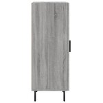 vidaXL Buffet Sonoma gris 34 5x34x90 cm Bois d'ingénierie